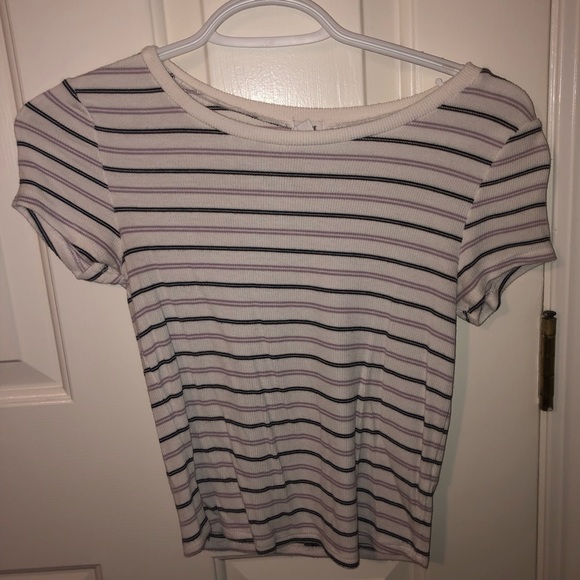 garage tshirt size small w/black and purple stripe - Picture 2 of 2